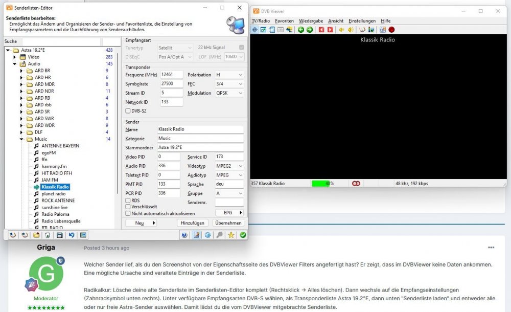 DVBViewer Hauptbildschirm + Senderlisten-Editor 'Klassik Radio'.jpg